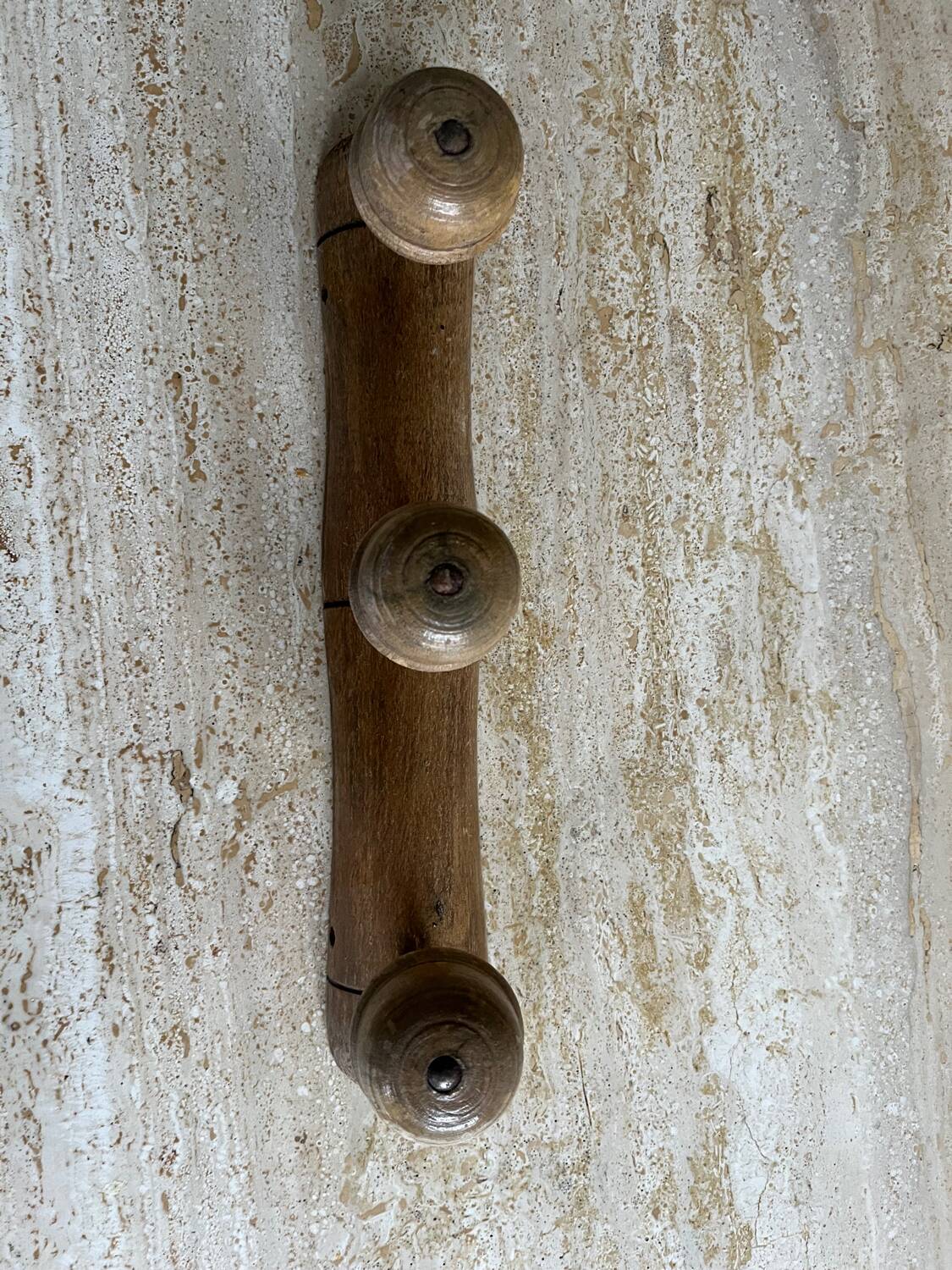Porte manteau en bois ancien années 50