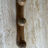 Old wooden coat rack from the 50s