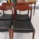 Set of 4 vintage Scandinavian teak chairs from the 1970s