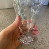 5 verres à eau en verre