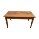 Solid oak dining farmhouse table with 2 drawers 1950 135x75x72cm