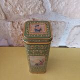 Antique metal box Chicory Leroux