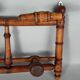 Old wooden wall coat rack turned bamboo style Good condition SB907