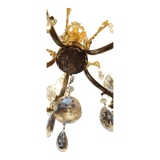 Bronze chandelier with 5-burner tassels