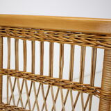 Mid-century rattan rocking chair, 1960's