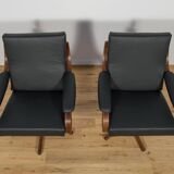 Office Armchairs from Soda Galvano, Norway, 1960s, set of 2
