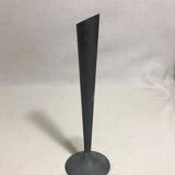 Vase ancien soliflore etain décoration vintage
