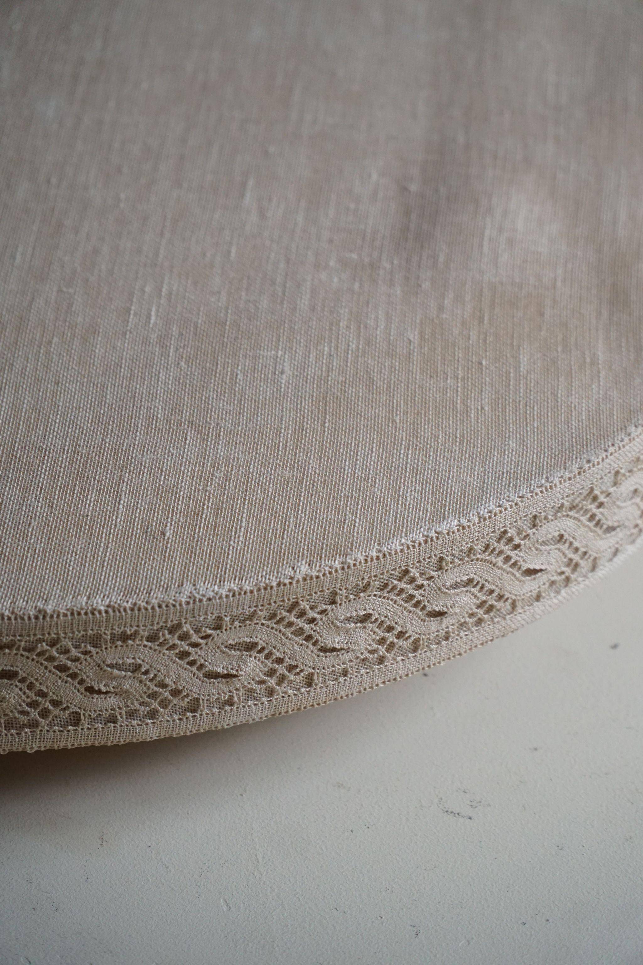 Mid-century Scandinavian Swedish, Ceiling light / Wall sconce in linen, 1950s