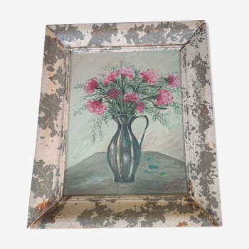 Painting - vase and flowers