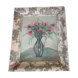 Painting - vase and flowers