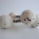 Set of Art deco Double Ball Dumbbells, 1930s.