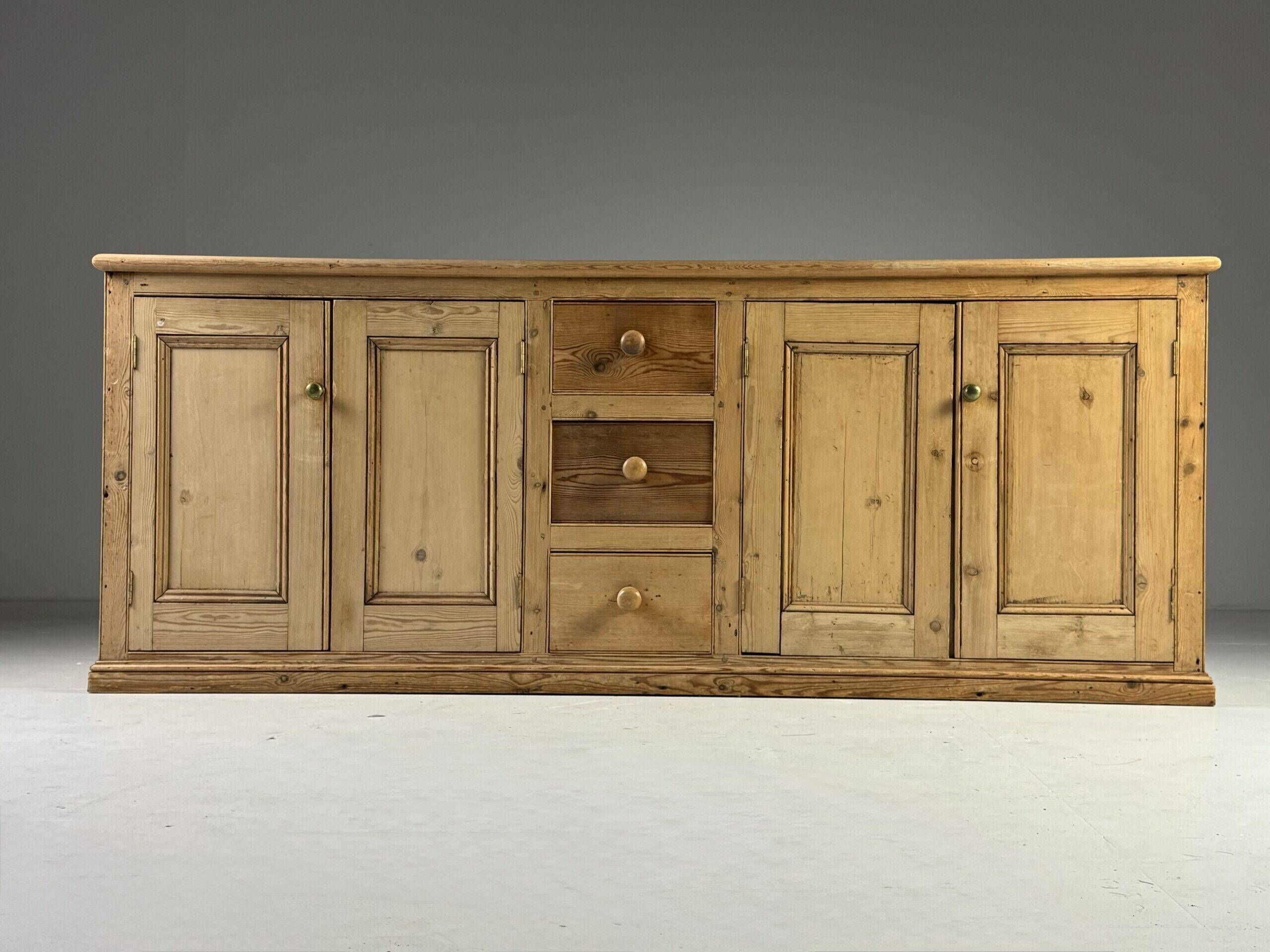 English pine sideboard 19th century