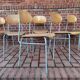 Lot de 4 chaises ecole tchécoslovaque 1950 1960