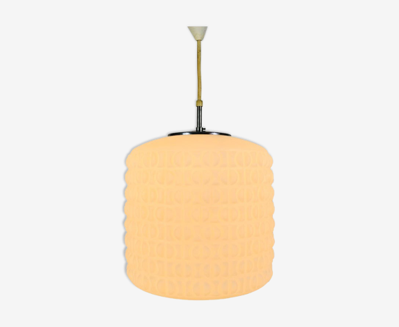 Suspension en opale blanche par Peill et Putzler, 1970, Allemagne