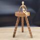 Tripod stool feet balls thick sitting