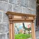 Carved wooden mirror, 168x112 cm