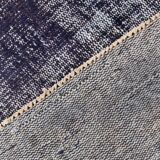 170x275 cm Dark Purpel vintage carpet, distressed dark purpel old carpet.