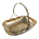 Fruit basket, Art Nouveau, silver-plated brass, Austria, early 20th century