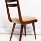 Chaise Mid Century Gazelle II en Velours Beige et Bois de Hêtre, Europe, 1960s