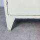 White wood convenient storage unit from the 1950s