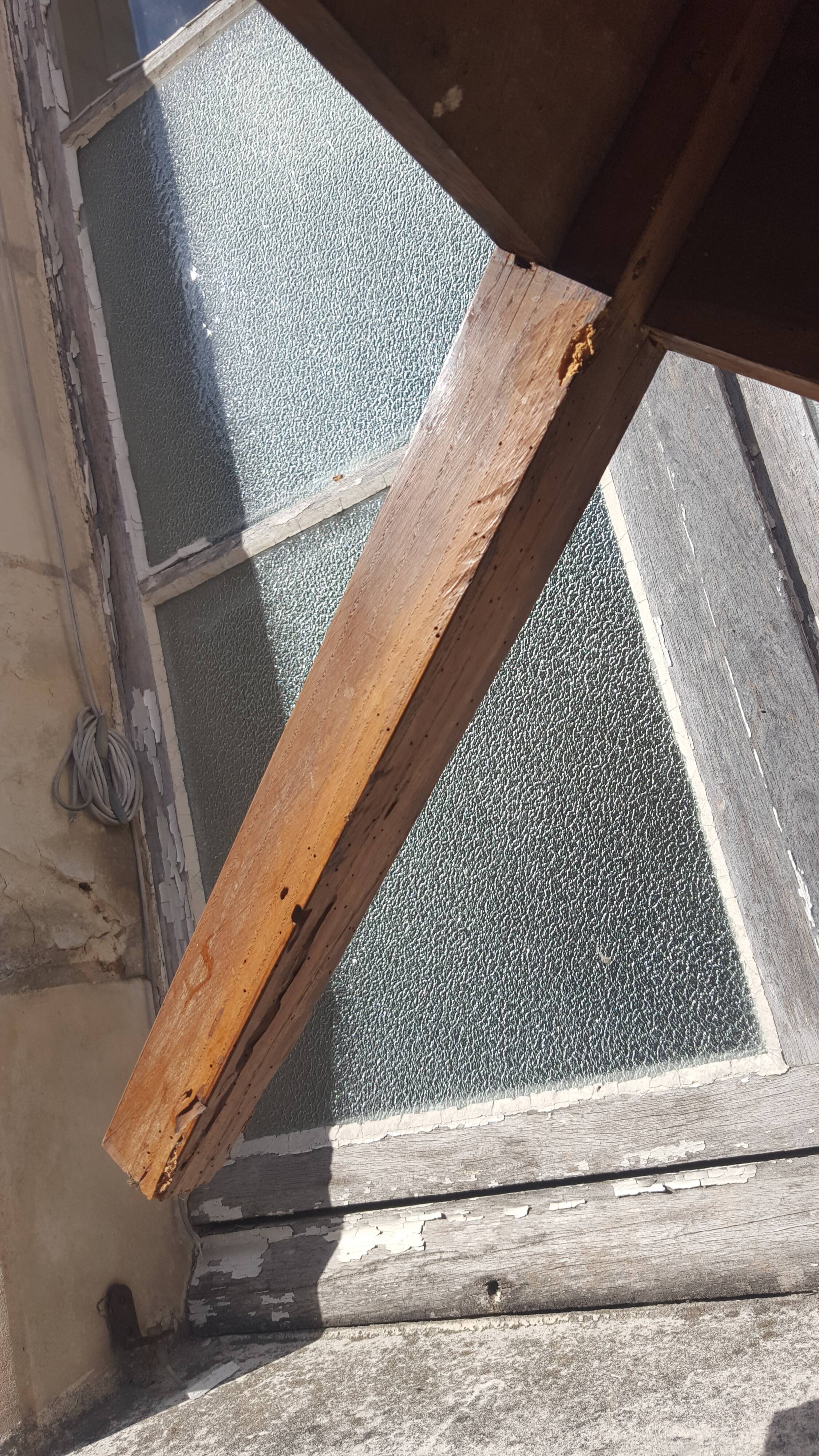 Raw wood farm table coffee table