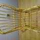 Chaise rotin vintage scandinave
