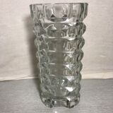 Ancient cristal vase from Arques glass mould french Art Deco style