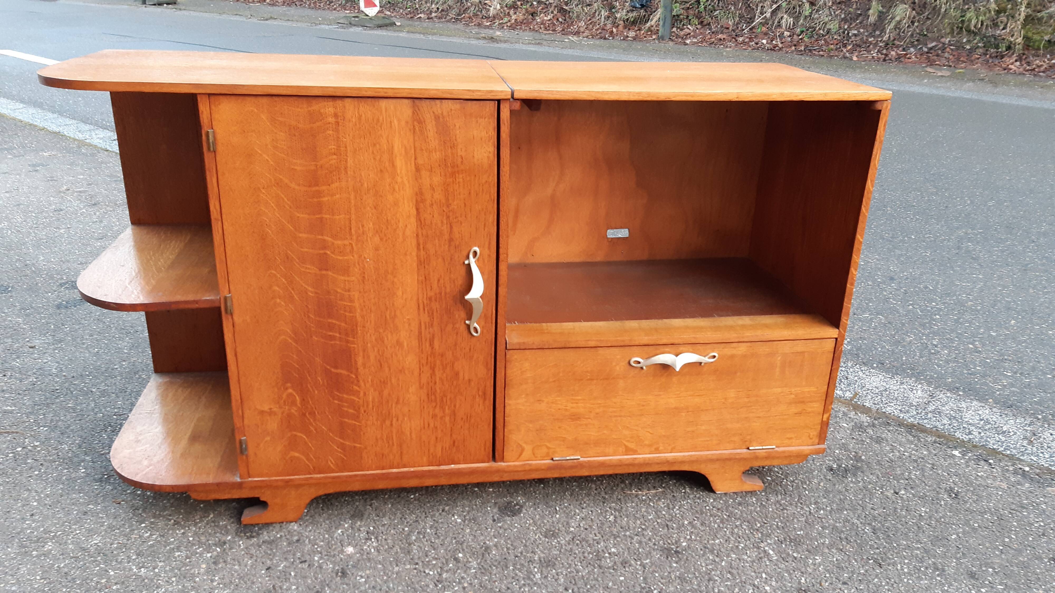 Enfilade furniture hi-fi art deco 1950