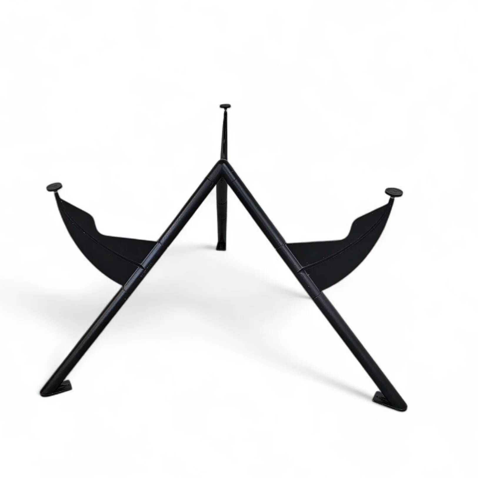 Philippe Starck / 1984 for François Mitterrand's private office / President M / black dining table frame / Baleri