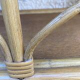 Vintage rattan shelf