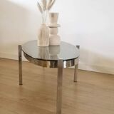 Smoked glass coffee table 70