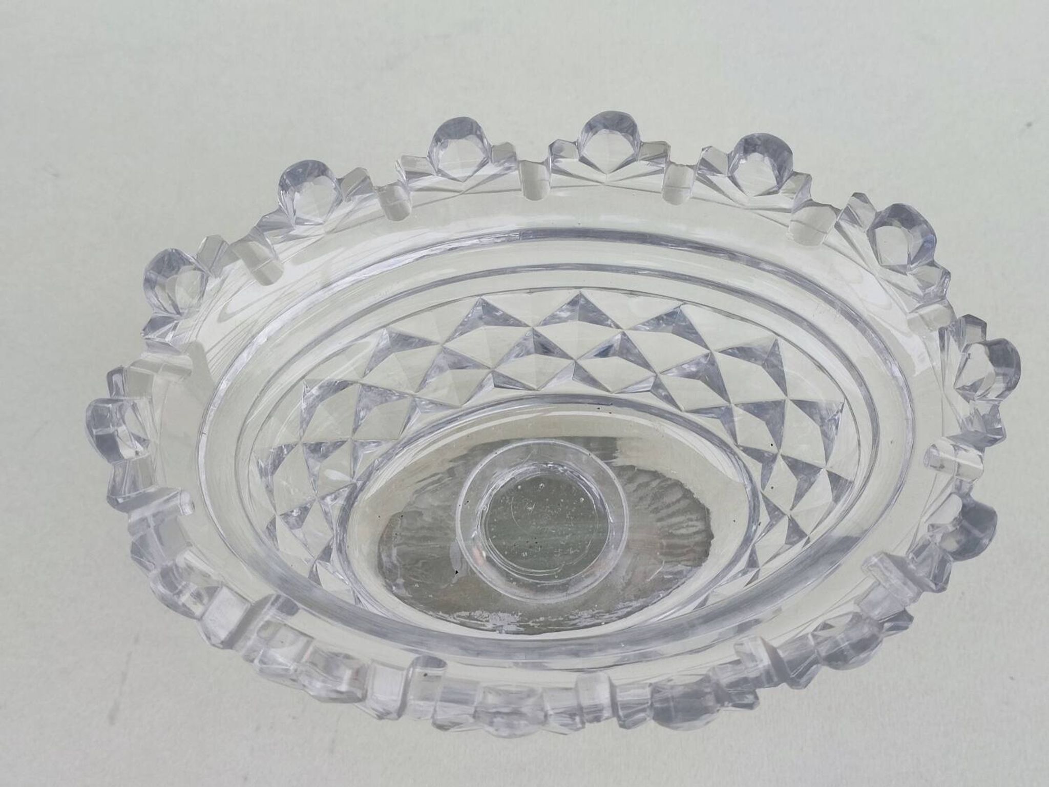 Plat sucre en cristal