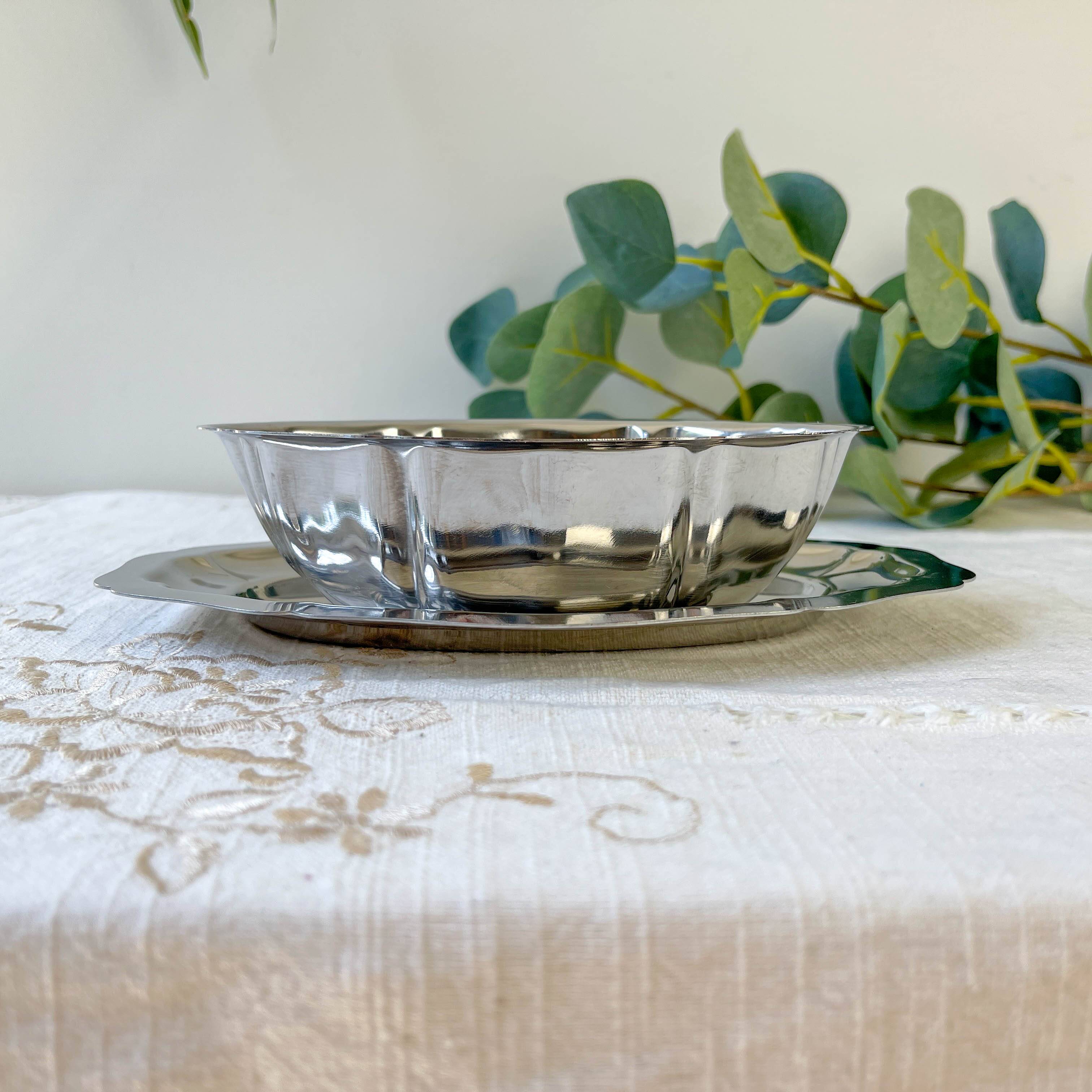 Vintage Stainless Steel Sauceboat Guy Degrenne 70s