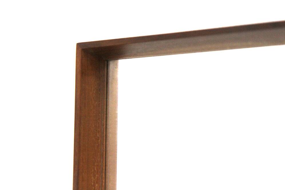Scandinavian teak mirror, Sweden 1960, 98 x 45cm