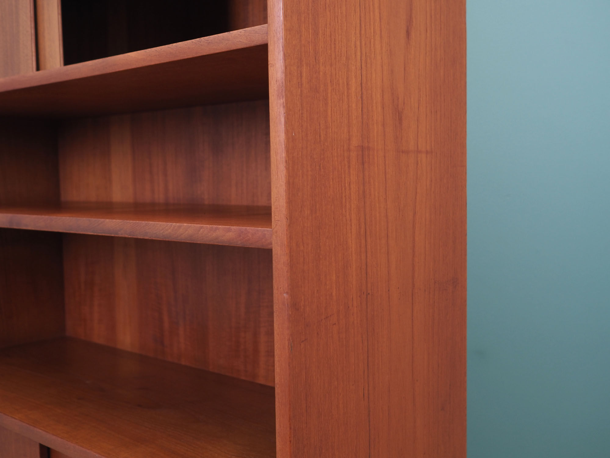 Teak bookcase, Danish design, 1970s, production: Denmark