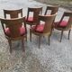 Suite de 6 chaises empire col de cygne