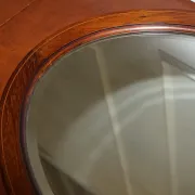 Antique Edwardian Bevelled Oval Wall Mirror, 1910s