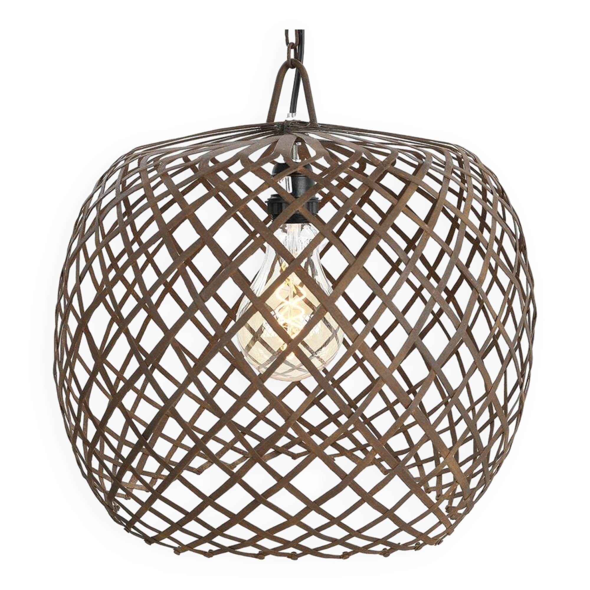 Transformed industrial chandelier