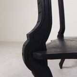 Art Deco table with 2 plateaus, 1930s