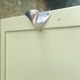 Parisian yellow wooden wardrobe