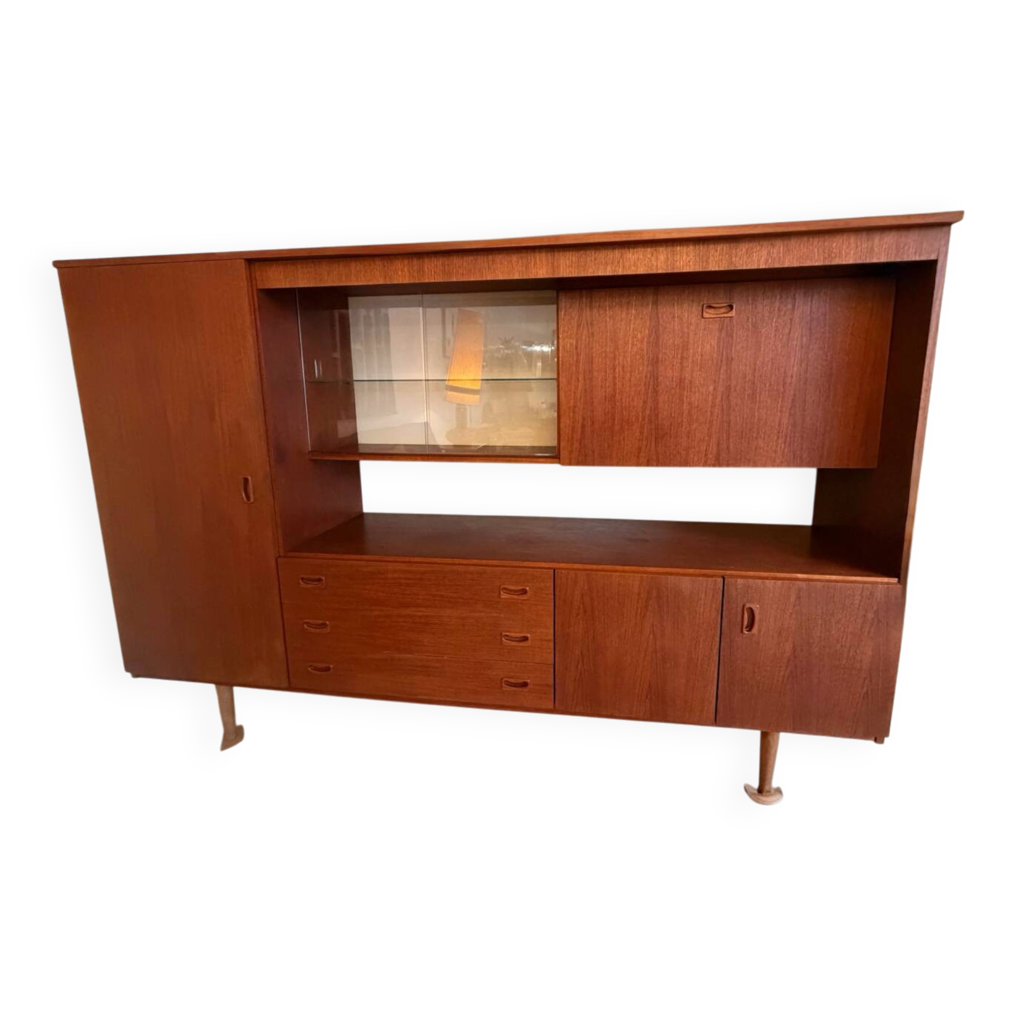 Teak bookshelf furniture