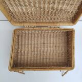 Rattan suitcase