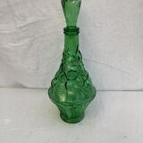 Italian glass decanter green