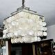 Lustre carré vintage style panton 1970