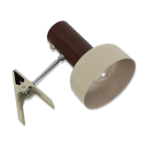 Lampe à pince Hurka en métal beige pour Napako, Tchécoslovaquie 1970