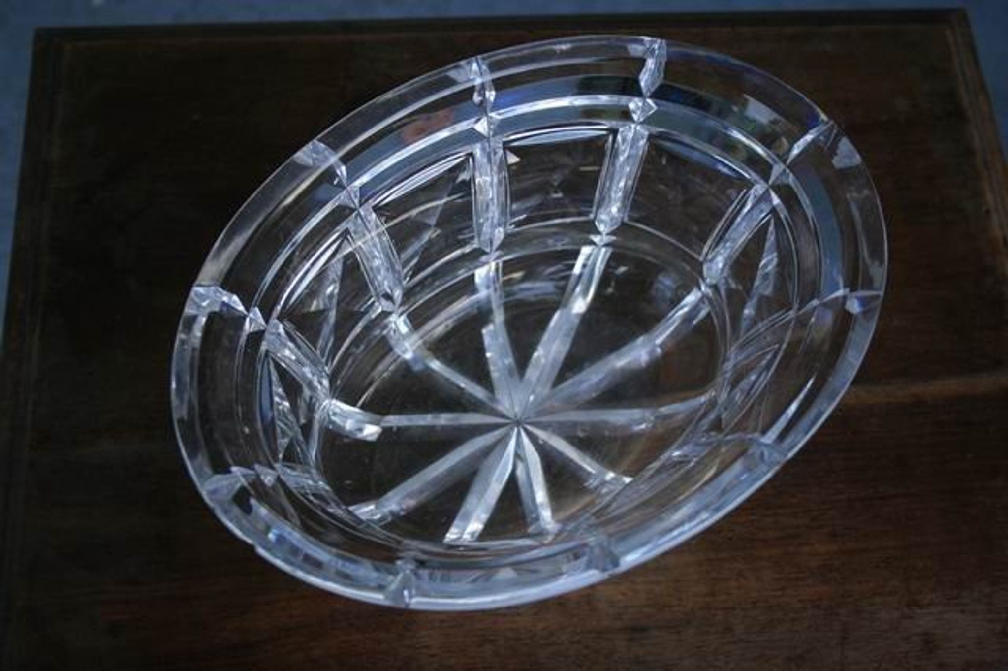Old cut Crystal vase