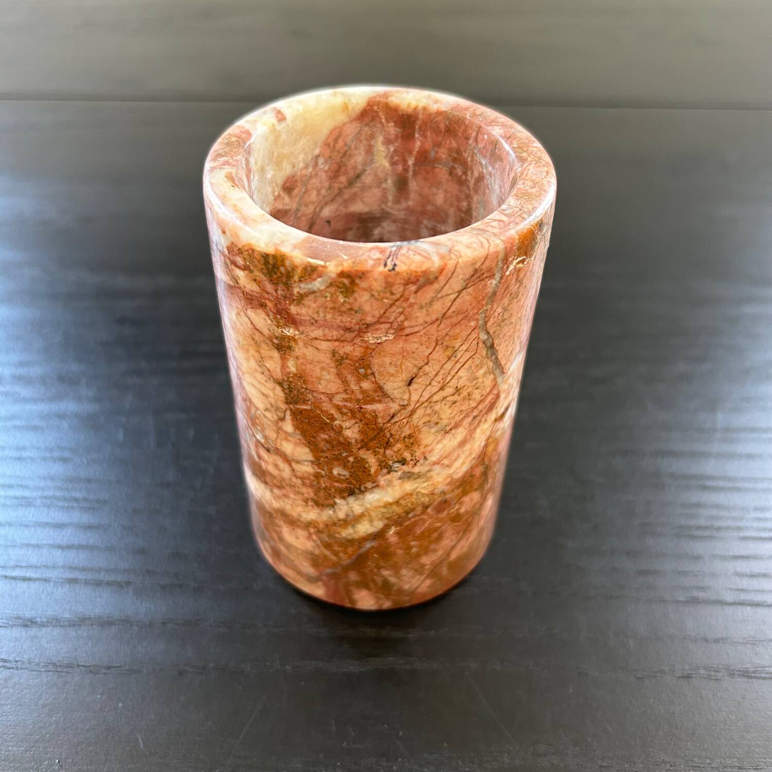 Pink marble vase
