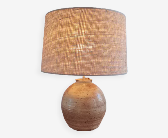 Lampe en grès circa 1950