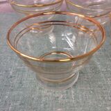 Lot of 6 golden ramekins