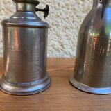 Pigeon oil lamps, set of 2